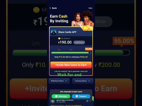 "Castle App Se Paise Kaise Kamaye | Best Earning Trick 2025#CastleApp#OnlineEarning#BestEarningApp