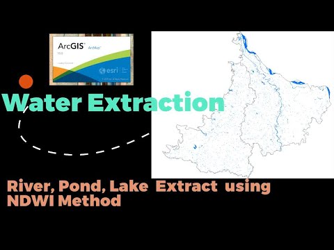How to calculate NDWI in Arc map | How to Extract Waterbodies from Sentinel 2.