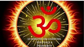 OM CHANT PEACE & PROSPERITY || Mantra || Peace music || Music for yoga & meditation || Chant Along