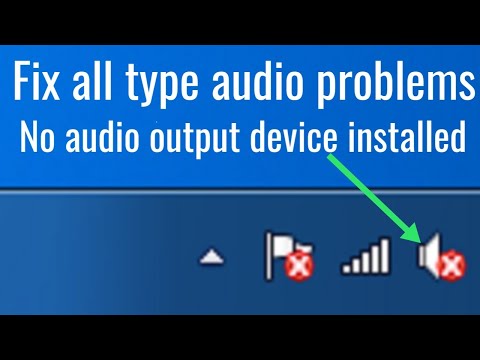 no audio output device installed windows 7 | audio problem | service not running | you can teach