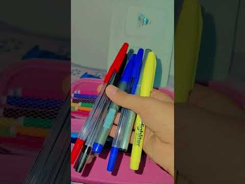 what's inside my cute pouch 🩷#ytshorts #suhana art and craft