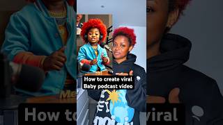 Create viral baby podcast video, faceless content