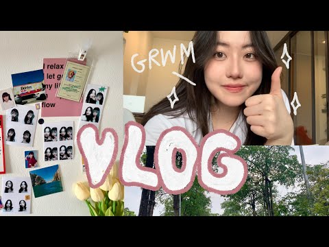 Weekly Vlog: GRWM, wall decorating, going to the park🌧🌳