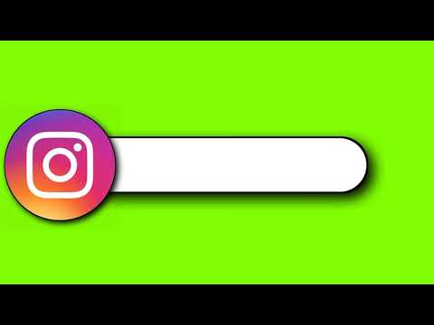 Instagram green screen || no copyright instagram follow green screen || instagram follow animation