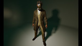 Metahuman - Clothing Suit and Overcoat testing - Chaos cloth UE5