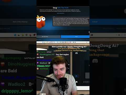 DougDoug's first HackAPrompt Challenge