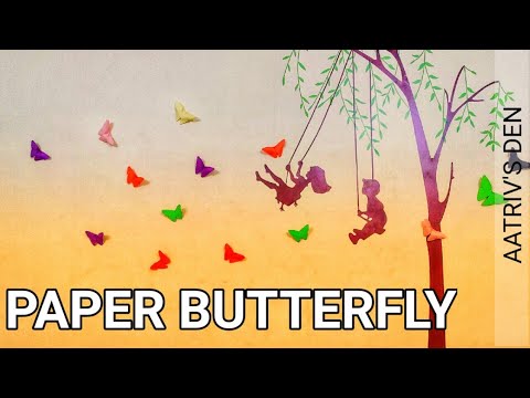 PAPER BUTTERFLY | DIY | AATRIV'S DEN