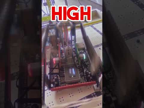 FIRST pneumatics adjustable scoring system in vex iq rapid relay #shorts #vex