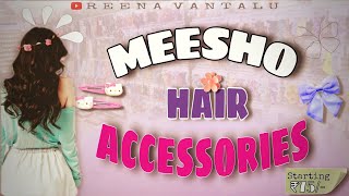 Meesho Hair accessories 🤩 Meesho hair accessories haul | starting ₹75only 🛍️