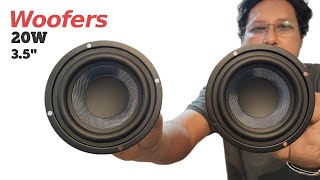 Woofers  |  20 watts  |  3.5"  |  4 ohms