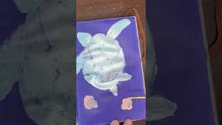 Painting a Turtle! #turtleart #painting