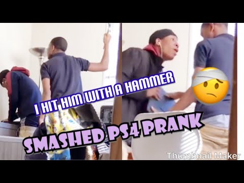SMASHED PLAYSTATION PRANK😂 |GONE VIOLENT|🤕