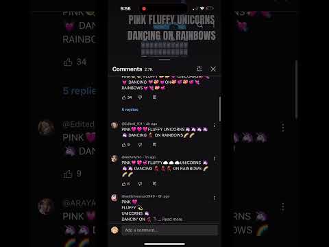 PINK FLUFFY UNICORNS DANCING ON RAINBOWS