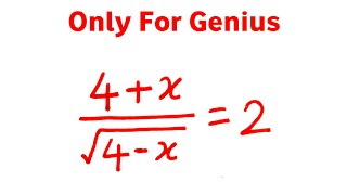 Olympiad Algebra Problem | 99% Students Fail | Math Olympiad 