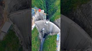 Direct hit! The construction site of Aushuihe Reservoir #infrastructure #technology #mountains