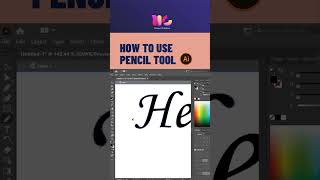 Learn how to use pencil tool in Adobe Illustrator with this short tutorial.