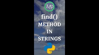 python find method in telugu | #Python strings in #telugu | #teluguwebguru #kotha_abhishek #shorts