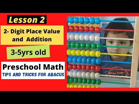 Abacus for beginners preschool kids| Math and Addition| How to start Abacus easy way |3.5 yr Toddler