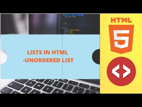 HTML BEGINNERS GUIDE-Lists in HTML _Unordered list #html #webdesign #webdevelopment #htmltutorial