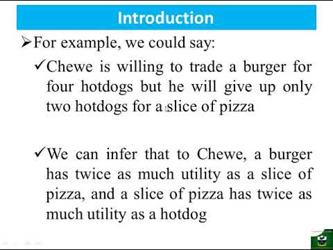 Consumer Choice theory Part 4: Preferences