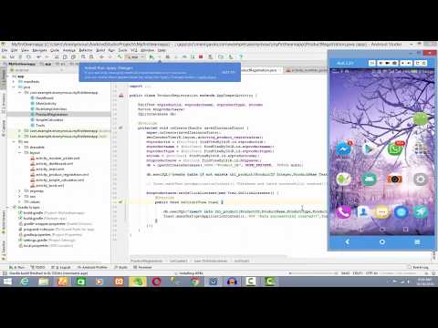 Android Studio Tutorial for Beginners | SQLite save data (Part3) Lec 16