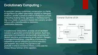 Evolutionary Computing