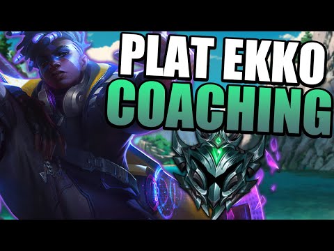 Live Plat 4 Ekko Mid Coaching - Season 13 v13.8