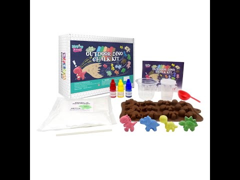Volans Outdoor Dino Chalk Kit | DIY make your own chalk for Kids 8+