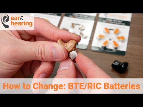 How to Change In the Ear Hearing Aid Batteries (Oticon, Phonak, Signia, Widex, Starkey...)