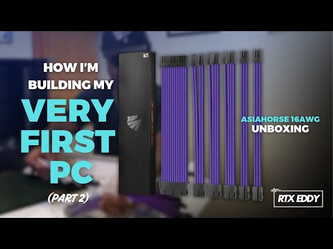 From MacBook to building my own PC - Pt 2 | ASIAHORSE 16AWG PSU Cable Extension (Unboxing)