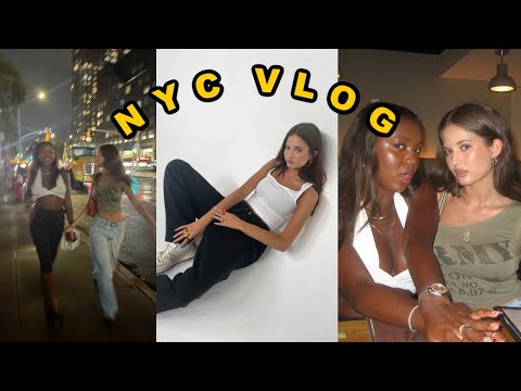 NYC Summer Vlog 09 : Internet Gf photo shoot, going out in nyc, hauls
