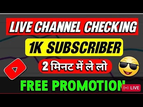 free channel promotion live stream  #manojdey