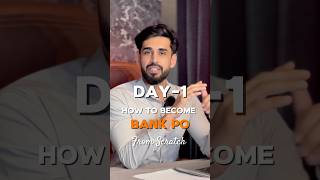 DAY 1 • How to become BANK PO from scratch ✨