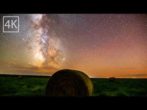 4K Horizons TIMELAPSE | Shooting Stars Across Beautiful South Dakota Skies | RELAX, MEDITATE