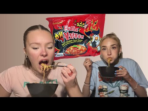 Eating Spicy Noodles and Answering Spicy Questions 🌶