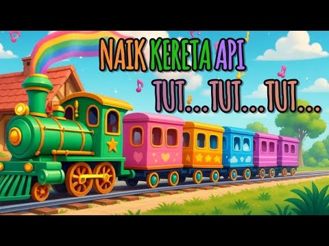 Naik Kereta Api | Lagu Anak Populer | Video Animasi Edukatif#laguanak  #laguanakindonesia #laguanak