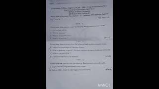 Data Base management qiestion paper april 2023/B.com/kannur university