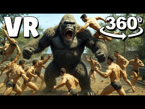 360° VR 100 Men vs 1 Gorilla