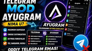 NAXOTKI🤯 TELEGRAM MOD | AYUGRAM HAQIDA #telegram #ayugram #akamessenger #televpn