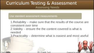 NeedsAnalysis For Curriculum Design