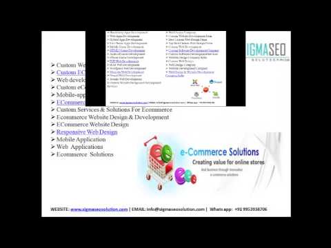 Ecommerce website designing company  website designing