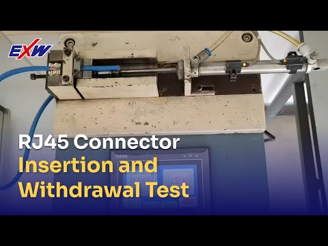 RJ45 Ethernet Connector Insertion and Withdrawal Test