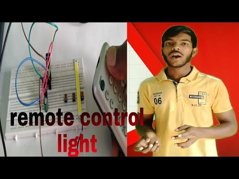 #Electronicproject#remotecontrol IR Remote controlled light|| easiest remote controlled light.