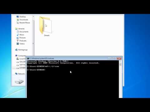 Create CON and AUX folder in windows