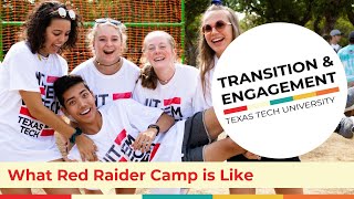 What Red Raider Camp is Like | Red Raider Camp | Texas Tech Transition & Engagement
