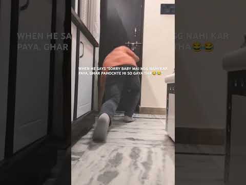 When he says "Sorry baby msg nahi kar paya, ghar pahochte hi so gaya tha" 😂😂😂 #freerishta #trending