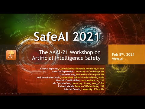 SafeAI 2021 - Session 1