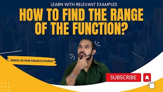 How to find the RANGE of a FUNCTION? | DOMAIN & RANGE | SHAZMATHS #alevelmaths #vce #alevel #edexcel