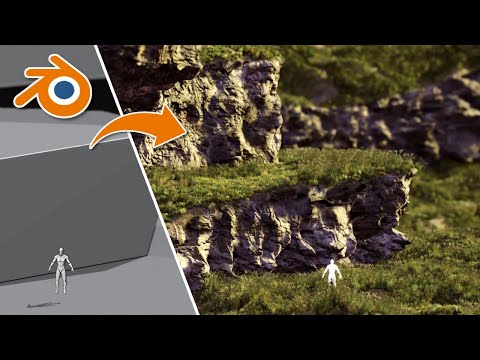 Creating terrain has NEVER BEEN EASIER! | Instant high quality terrain with Blender Auto-Terrainer