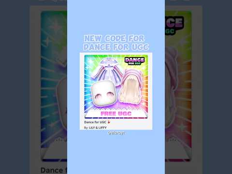 Feb 4 2025 Dance for ugc code 30k fame #roblox #freeugc #freecode